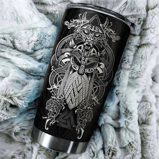 Customized Name Viking Steel Tumbler
