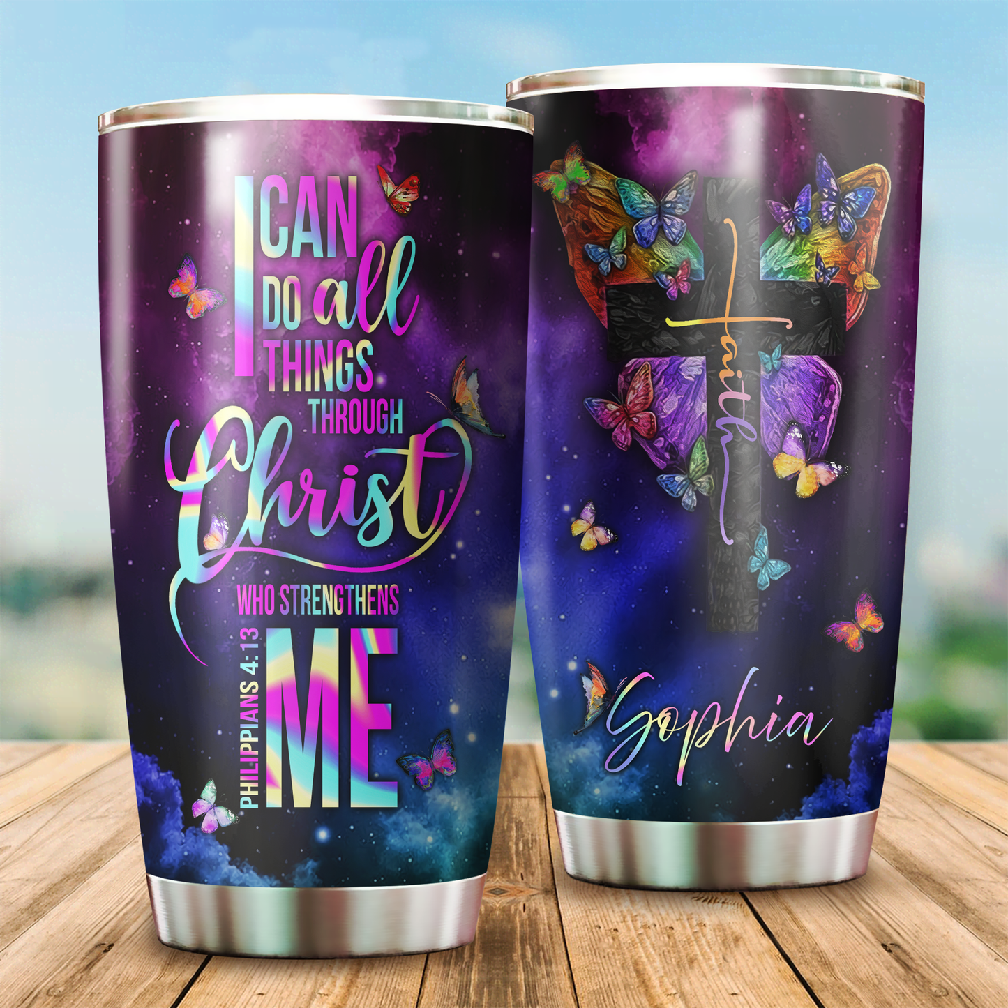 I Can Do All Things Stainless Steel Tumbler PD26022101