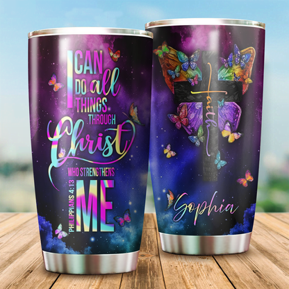 I Can Do All Things Stainless Steel Tumbler PD26022101