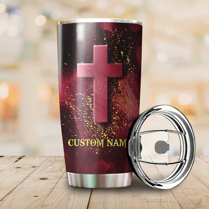 Premium Tumbler Personalized Easter Day Christian Jesus Red Version No52 ML