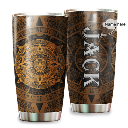 Aztec Mexico Persionalized Stainless Steel Tumbler 20Oz