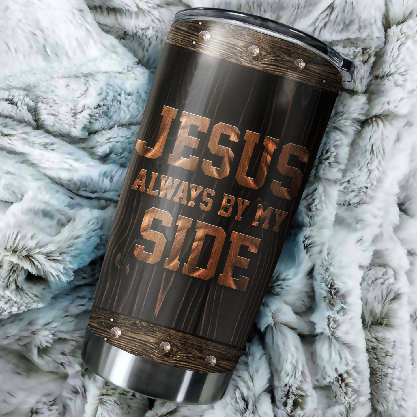 Premium Tumbler Personalized Easter Day Christian Jesus Always By My Side No56 ML