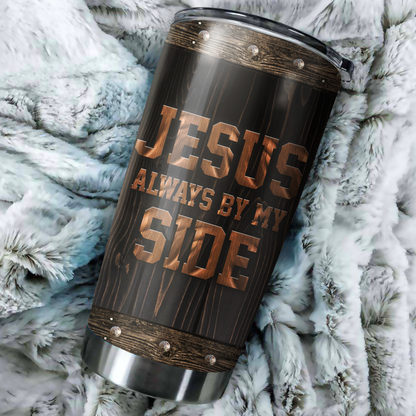 Premium Tumbler Personalized Easter Day Christian Jesus Always By My Side No56 ML
