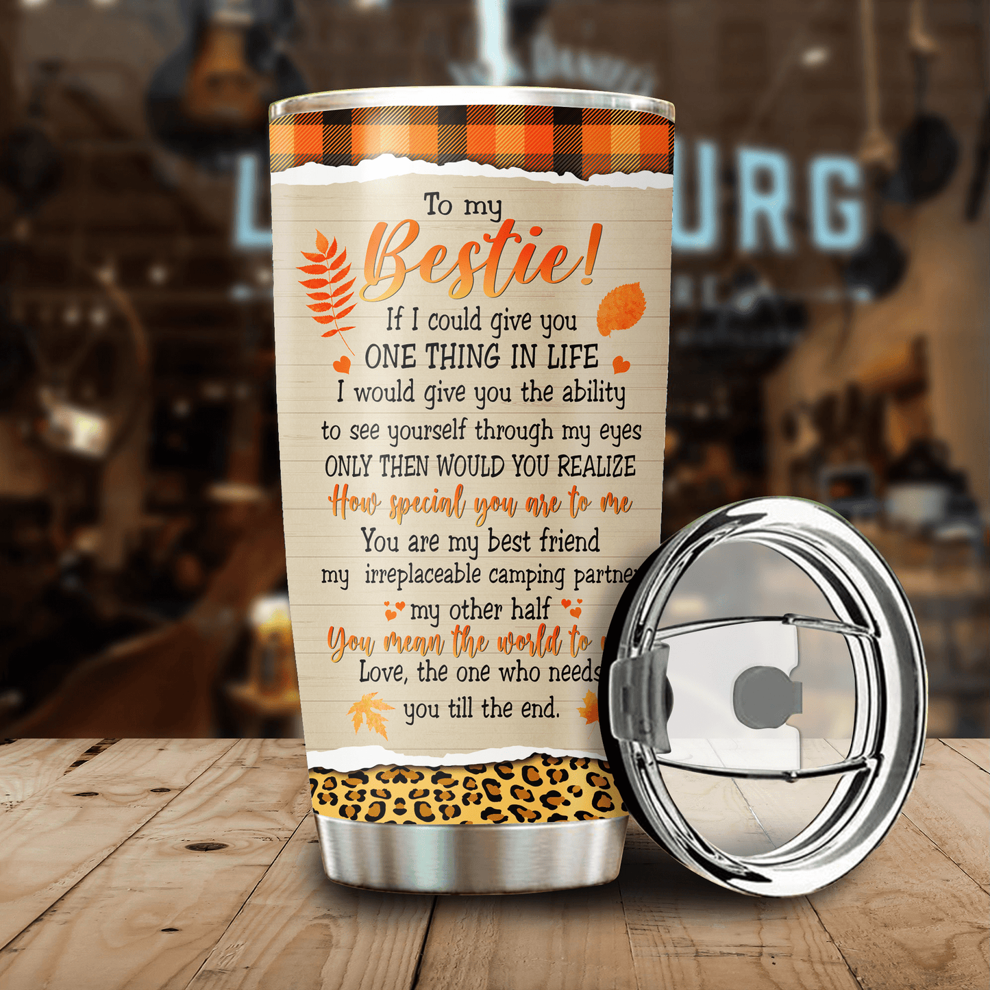 Bestie Forever You Are Irreplaceable Customized Stainless Steel Tumbler, Best Gifts For Friends
