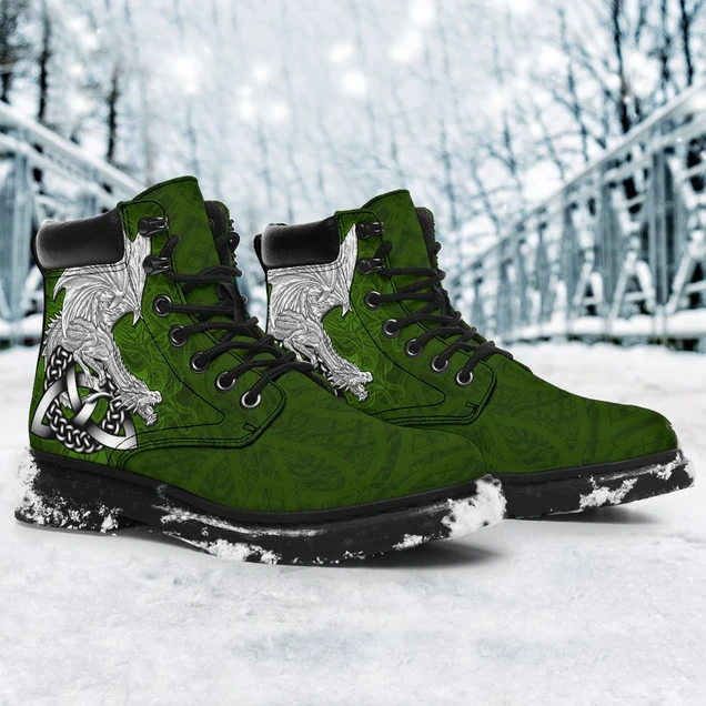 Premium 3D Celtic Knot Dragon Boots MEI