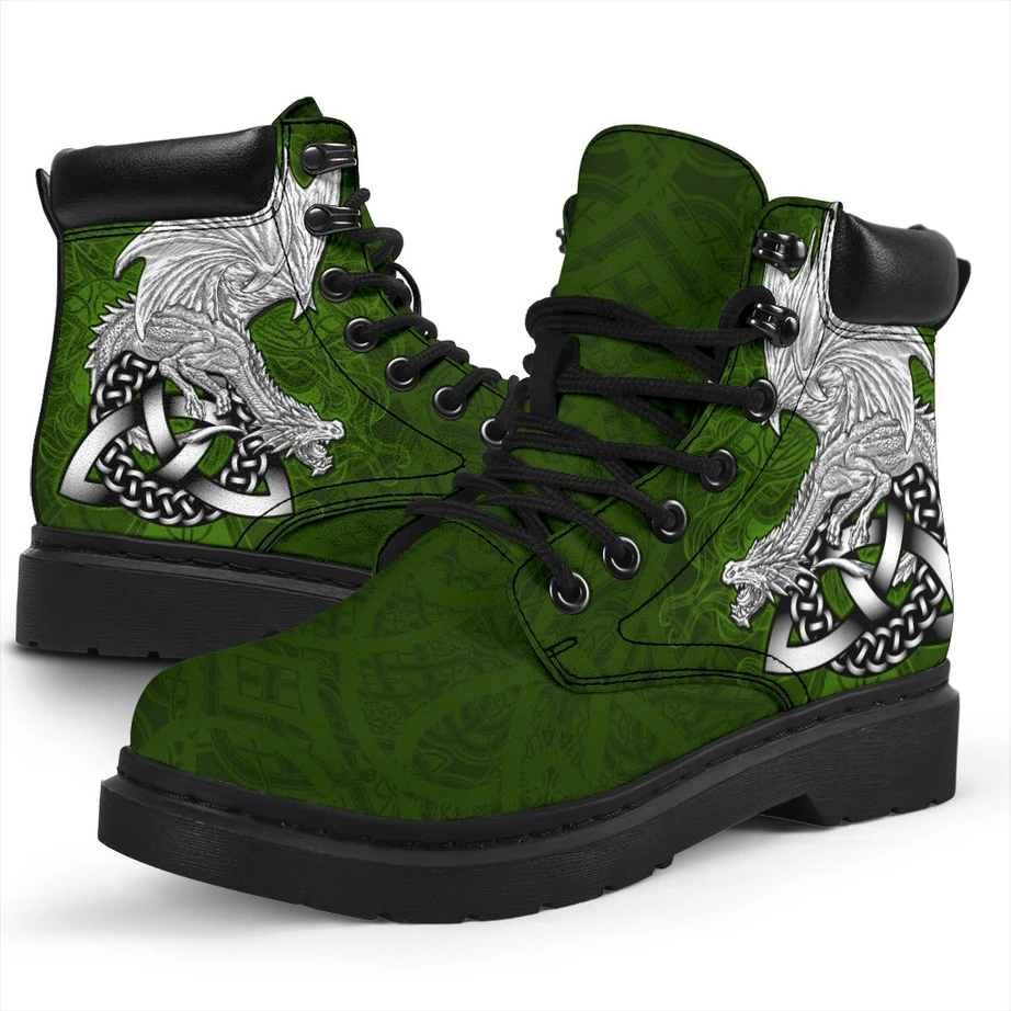 Premium 3D Celtic Knot Dragon Boots MEI
