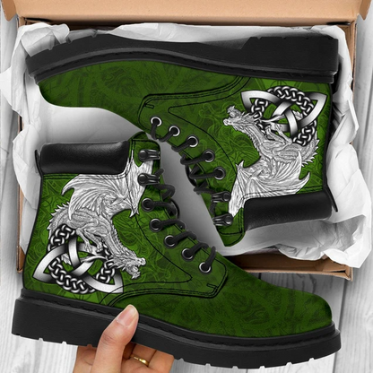 Premium 3D Celtic Knot Dragon Boots MEI