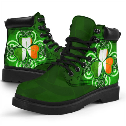 Premium 3D Celtic Ireland Shamrock Boots MEI