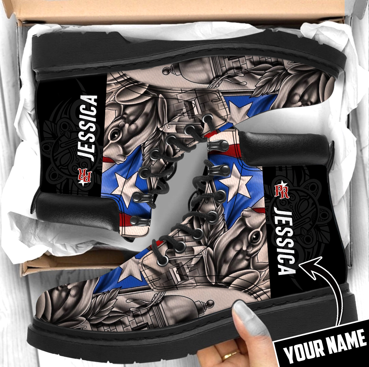 Common Coquí Puerto Rico Boots For Men and Women MH23022104