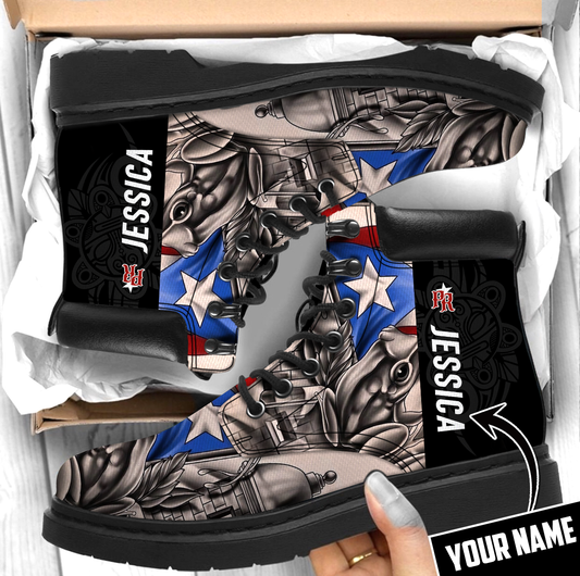 Common Coquí Puerto Rico Boots For Men and Women MH23022104