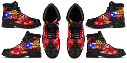 Customize Name Puerto Rico Boots For Men and Women SN17042101.S3