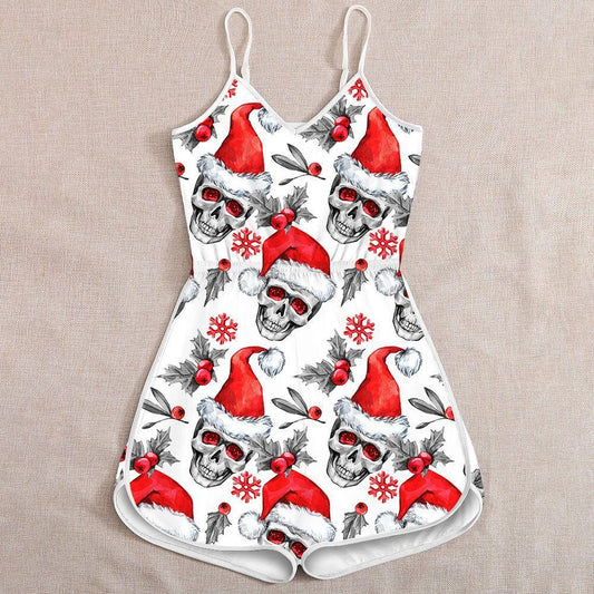 Christmas Skulls 3D Romper For Women TN14092002