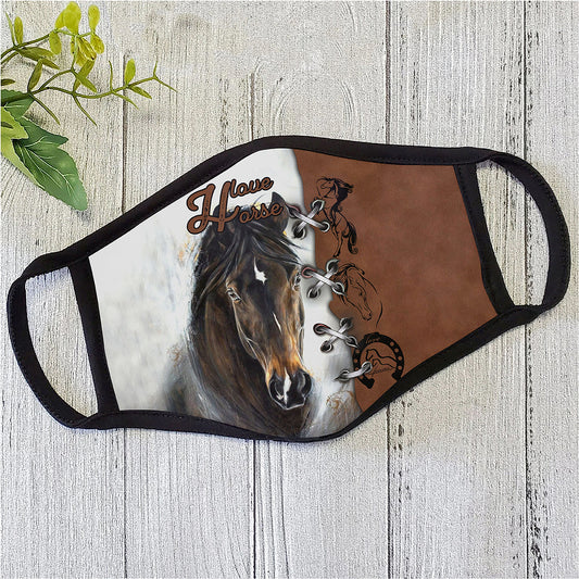 Love Horse Face Mask TN