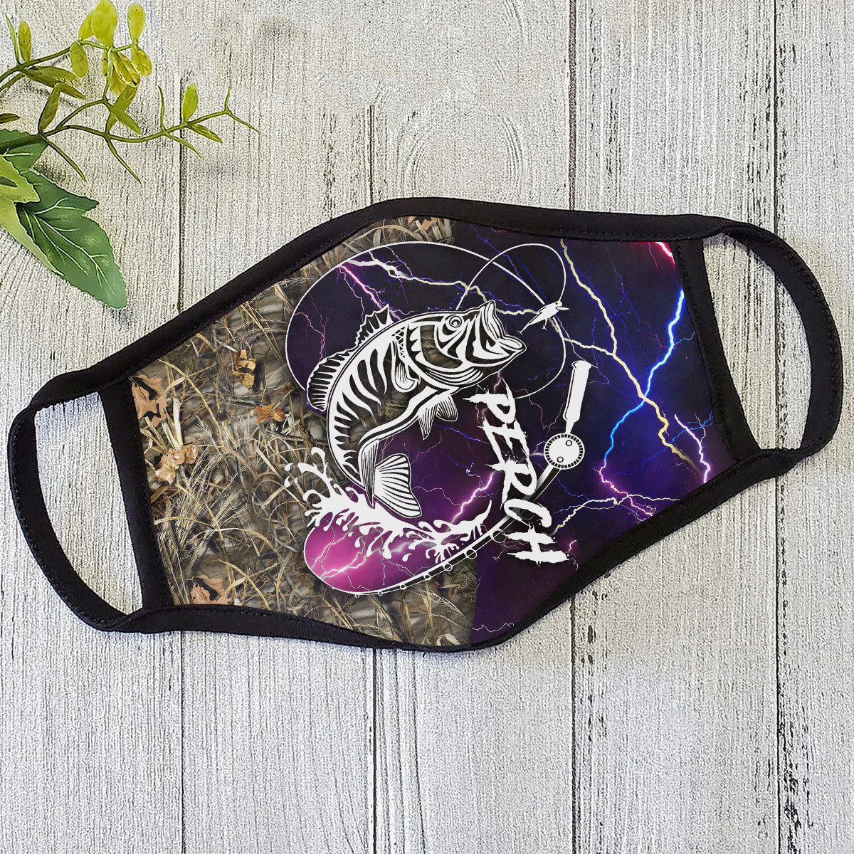 Perch Fish Face Mask HC