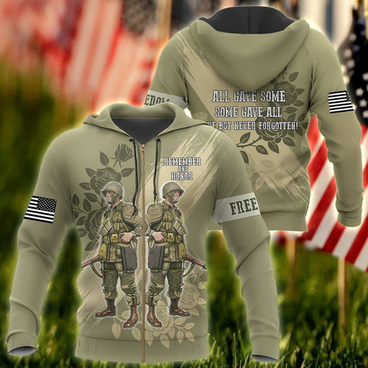 Memorial day Remember and honor the heroes full 3D over printed shirts TR220405 - Amaze Style™-Apparel