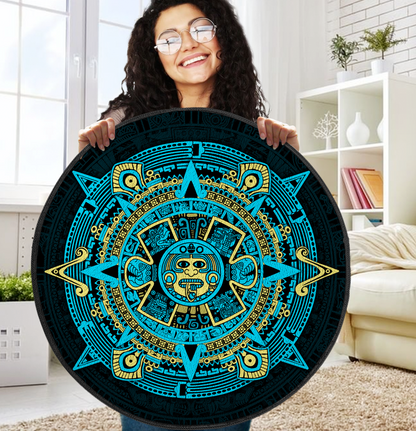 Aztec Circle Rug