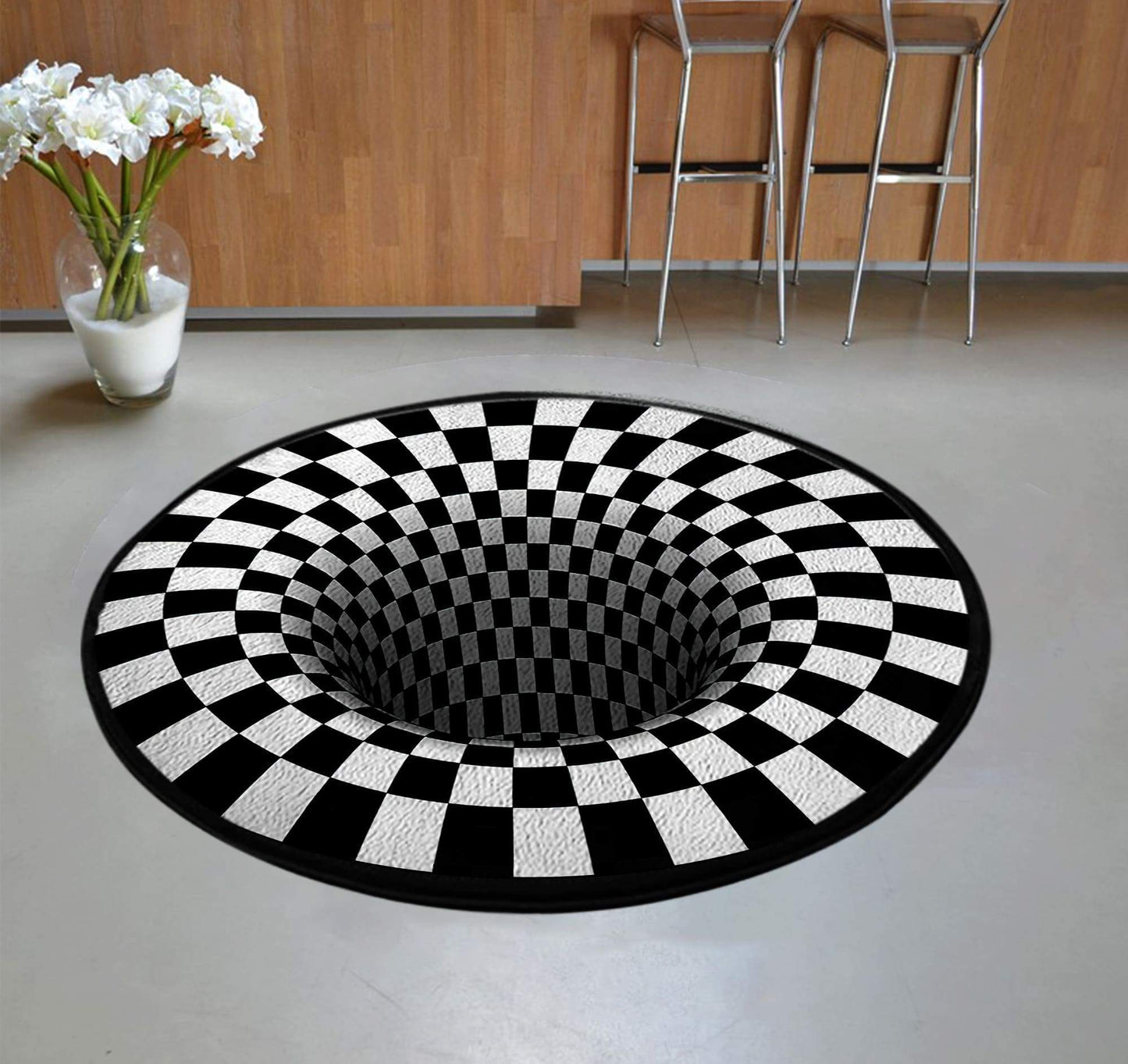 Customize Name Hippie Circle Rug HHT12052101