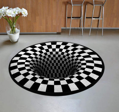 Customize Name Hippie Circle Rug HHT12052101