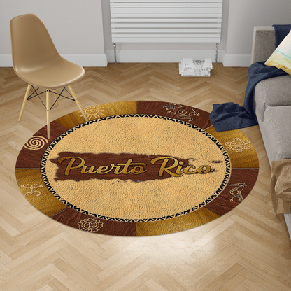 Puerto Rico Circle Rug