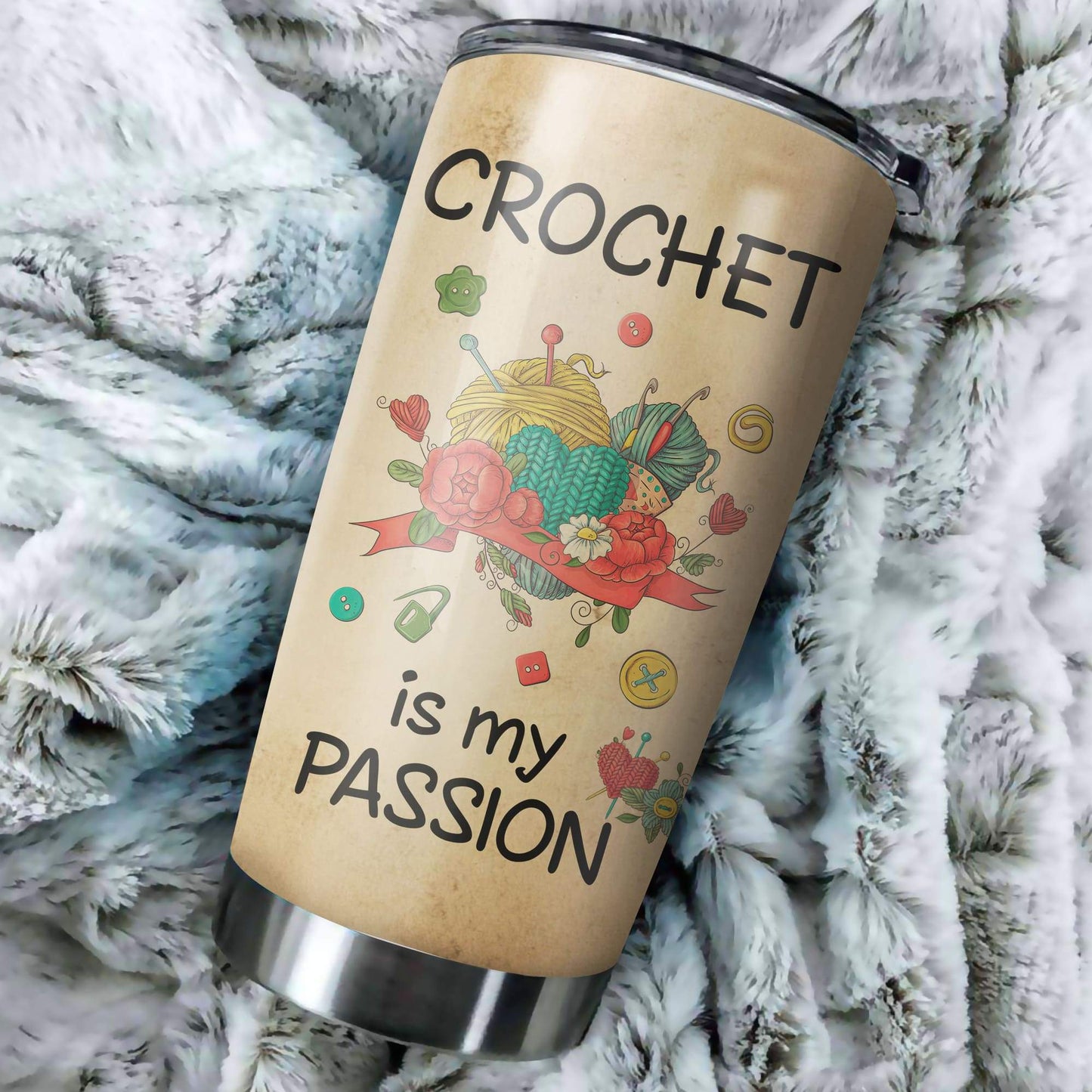 Beautiful Crochet Knowledge Tumbler Premium AM092047-MEI