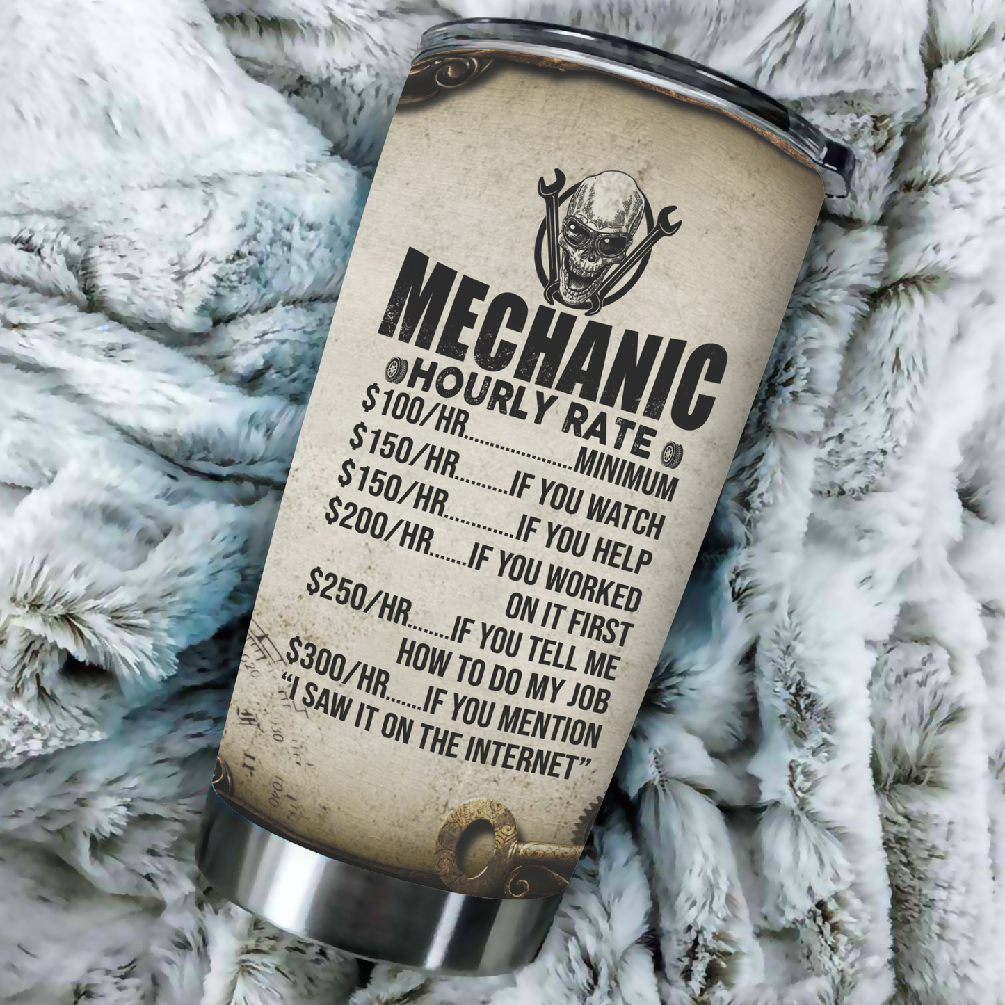 Mechanic Hourly Rate Tumbler TN