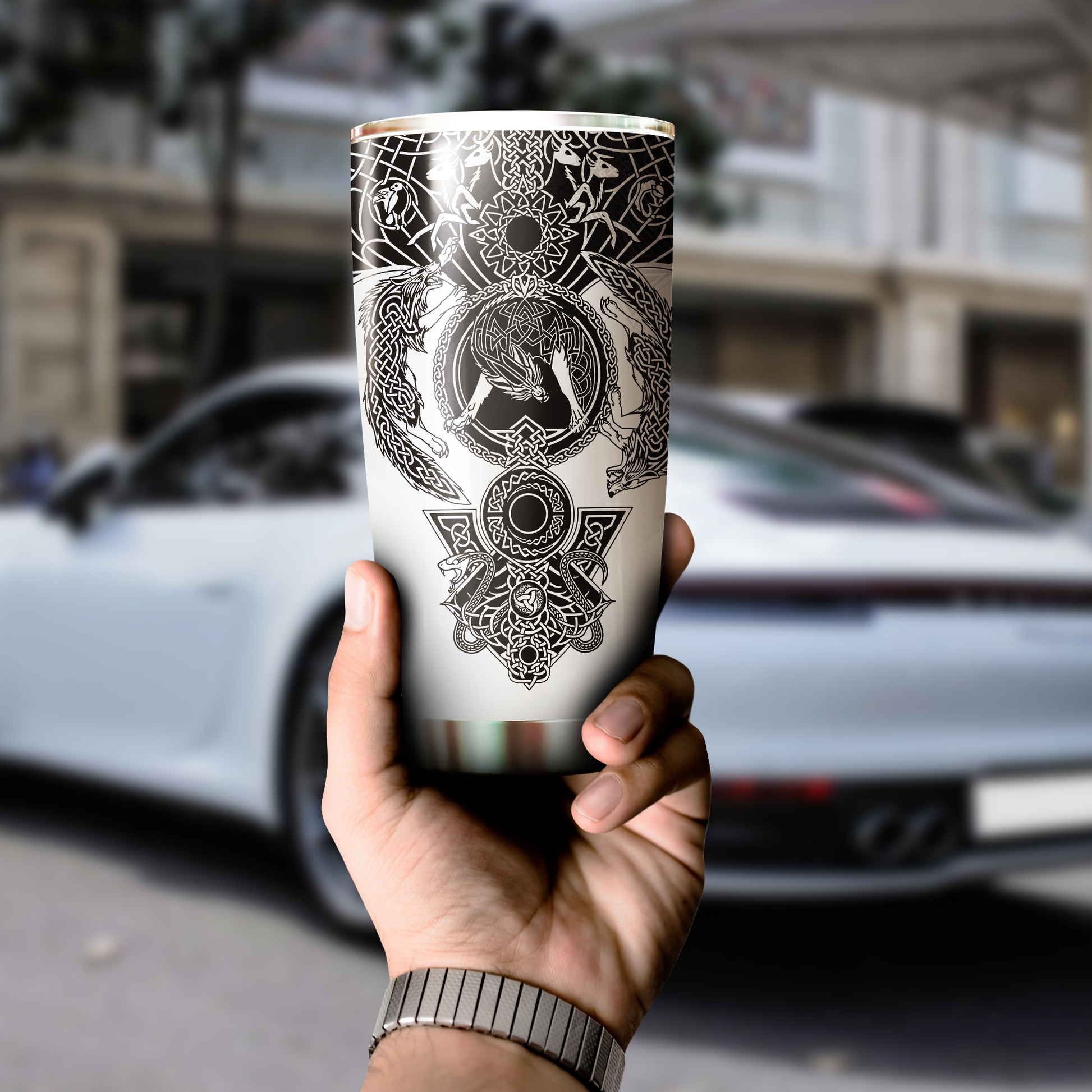 Viking Tattoo version 3.0 Tumbler - Amaze Style™-