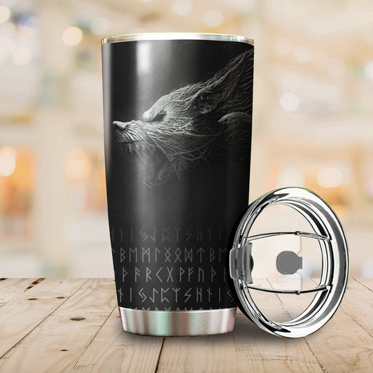 Viking Fenrir All Stainless Steel Tumbler Cup
