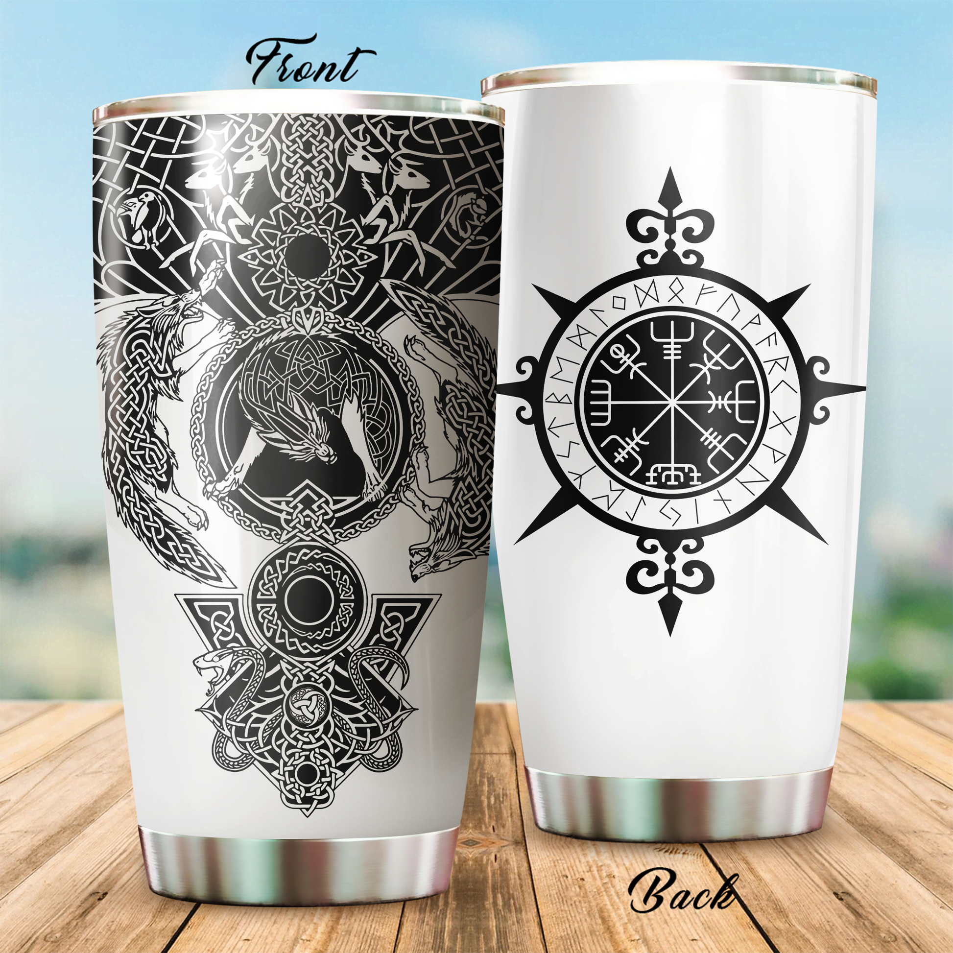 Viking Tattoo version 3.0 Tumbler - Amaze Style™-