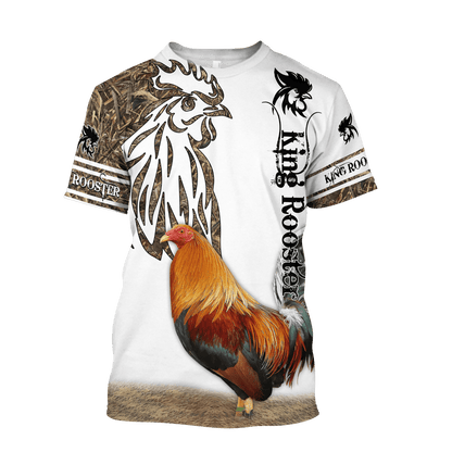 King Rooster Tattoo 3D Printed Unisex Shirts HHT23042105