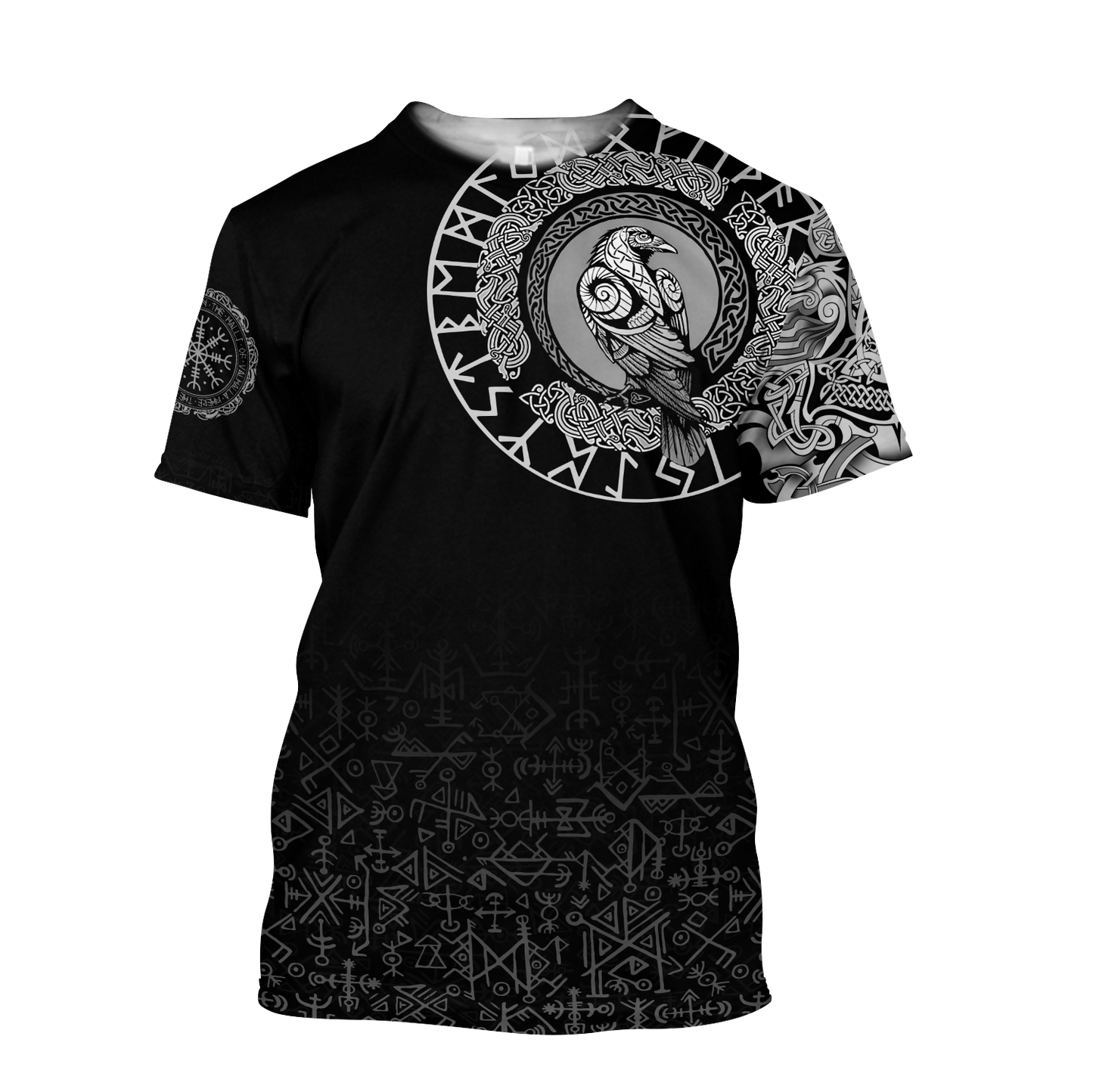 Premium Viking Raven 3D Printed Unisex Shirts TNA23042102