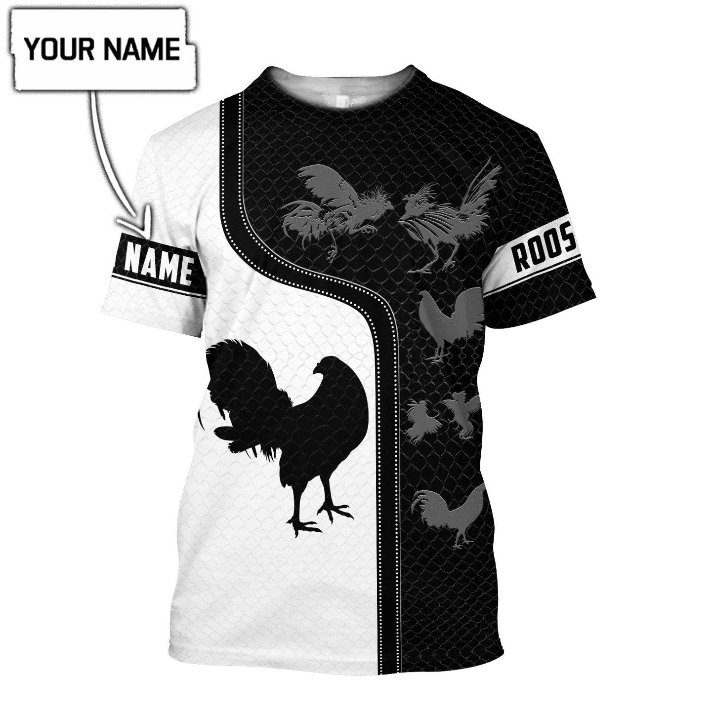 Personalized Rooster 3D Printed Unisex Shirts DD24042104