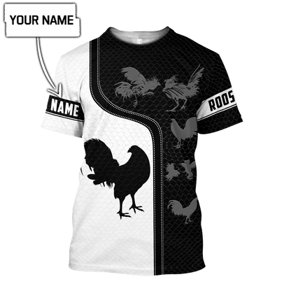 Personalized Rooster 3D Printed Unisex Shirts DD24042104