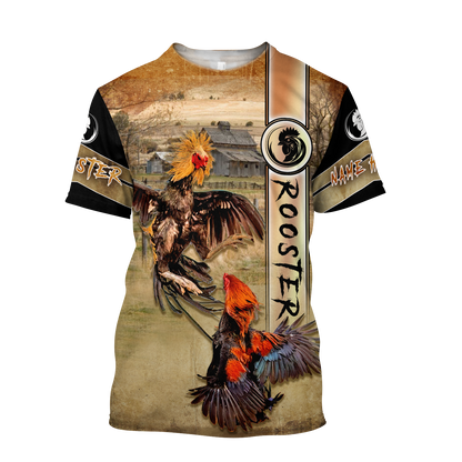 Personalized Rooster Fighting 3D Printed Unisex Shirts TNA05052105