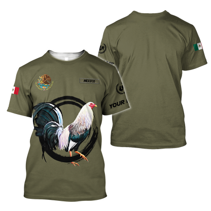 Personalized Mexican Rooster 3D Printed Unisex Shirts TNA07052104VH