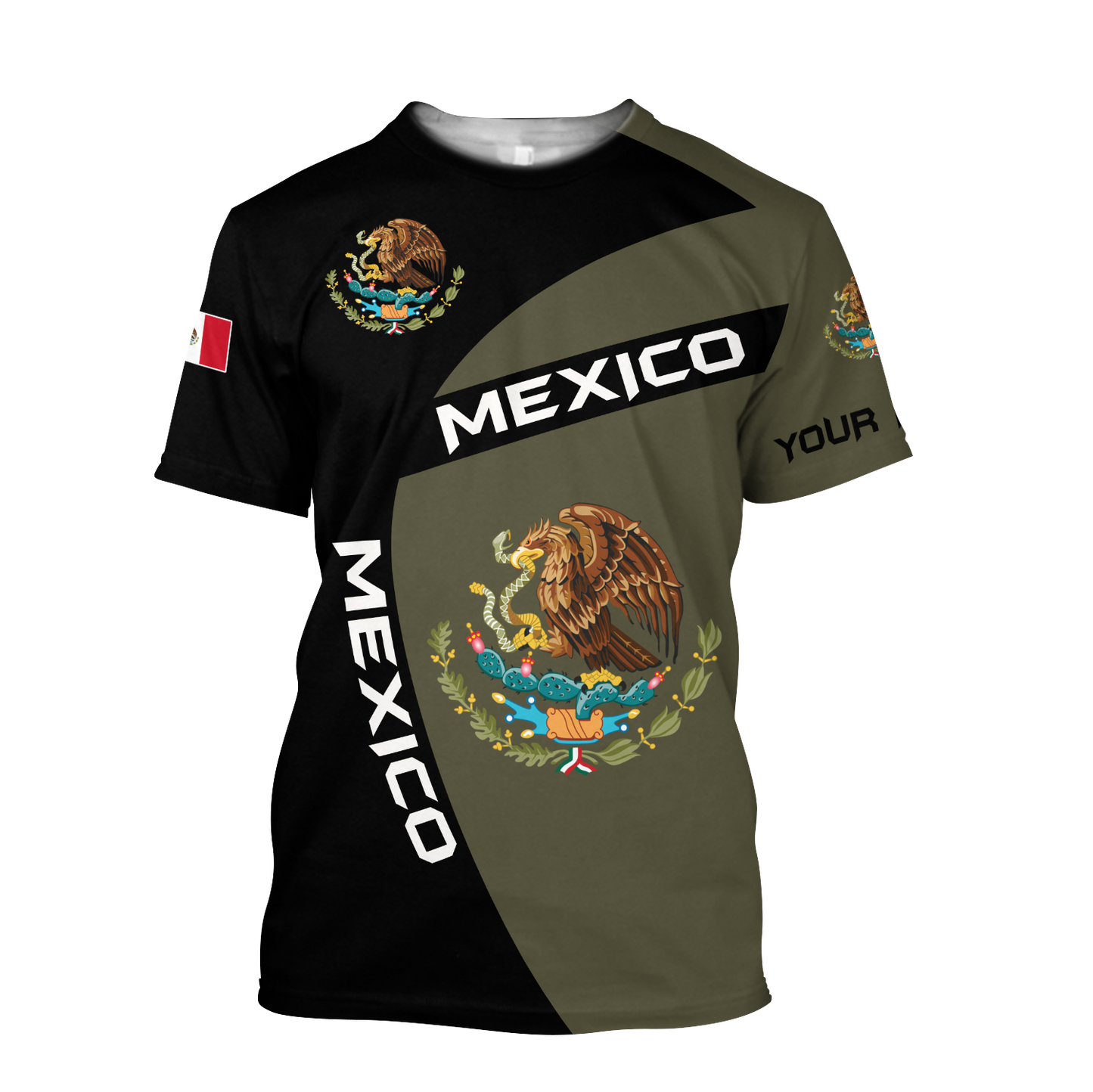 Personalized Mexico 3D All Over Printed Hoodie