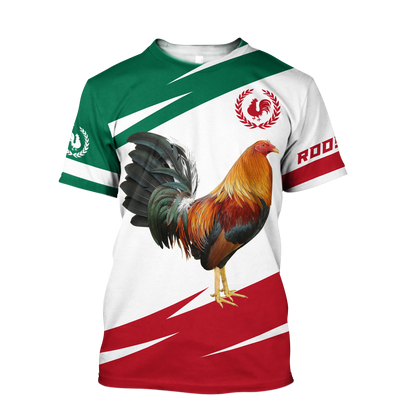 Mexican Rooster 3D Printed Unisex Shirts SN10052101