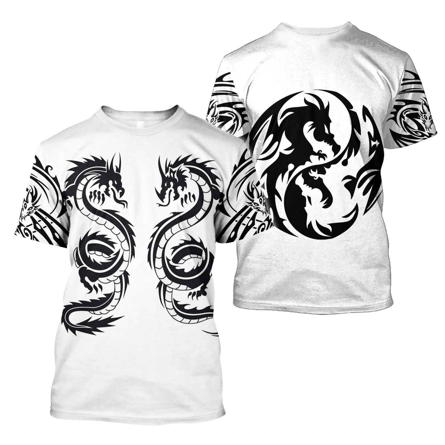Premium Unisex All Over Printed Dragon Tatoo Shirts MEI