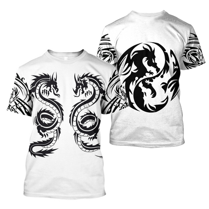 Premium Unisex All Over Printed Dragon Tatoo Shirts MEI