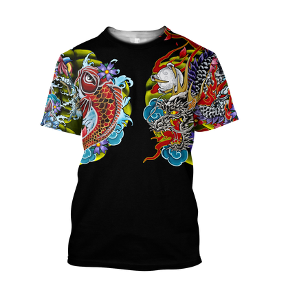 Japan Culture 3D All Over Printed Unisex Shirts