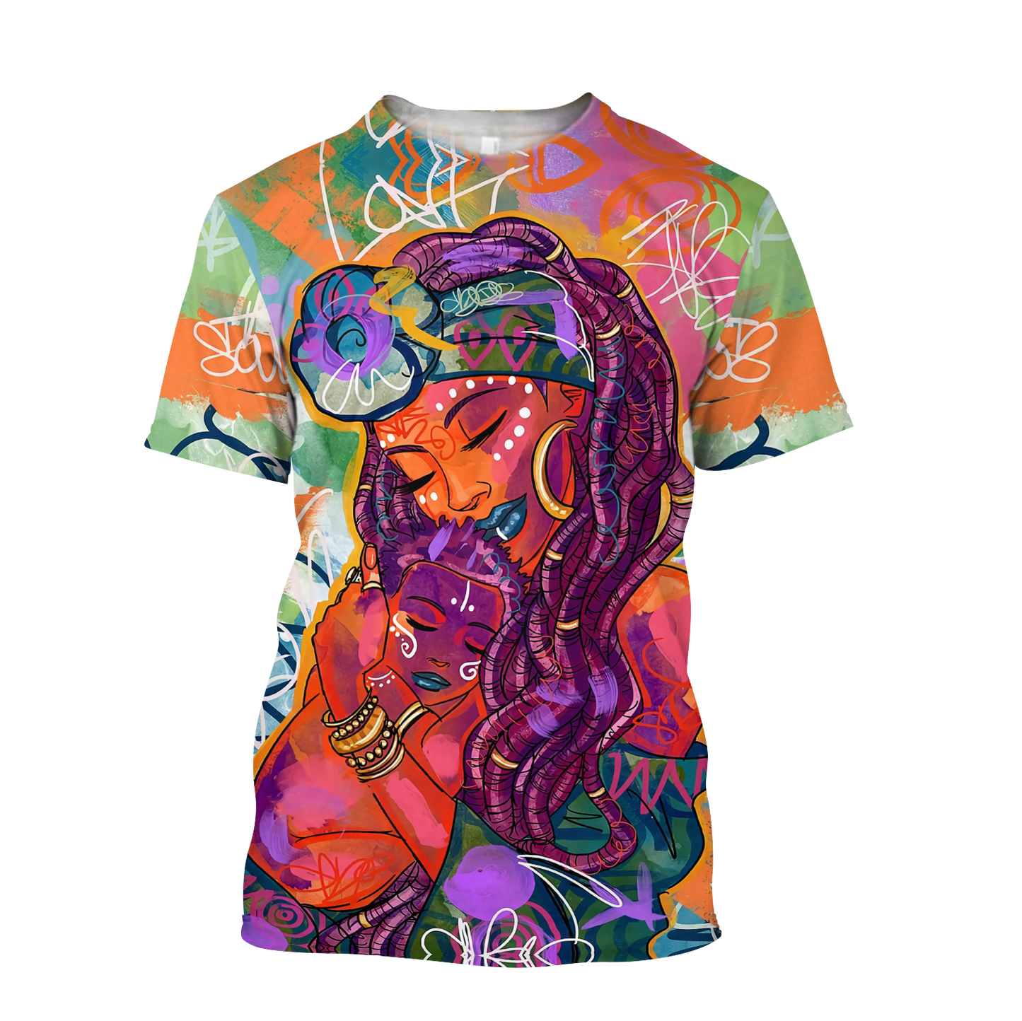 African Strong Mom And Son Unisex Deluxe Hoodie ML