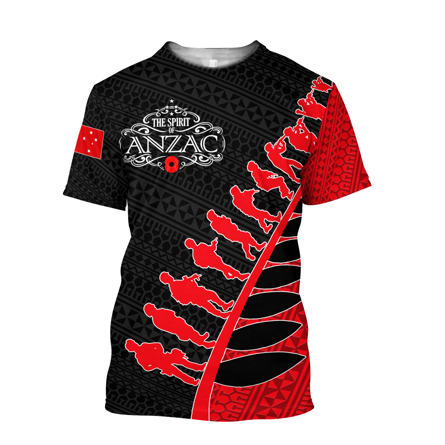 Amazing Polynesian Special Anzac Army Unisex Deluxe Hoodie ML