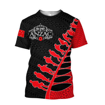 Amazing Polynesian Special Anzac Army Unisex Deluxe Hoodie ML