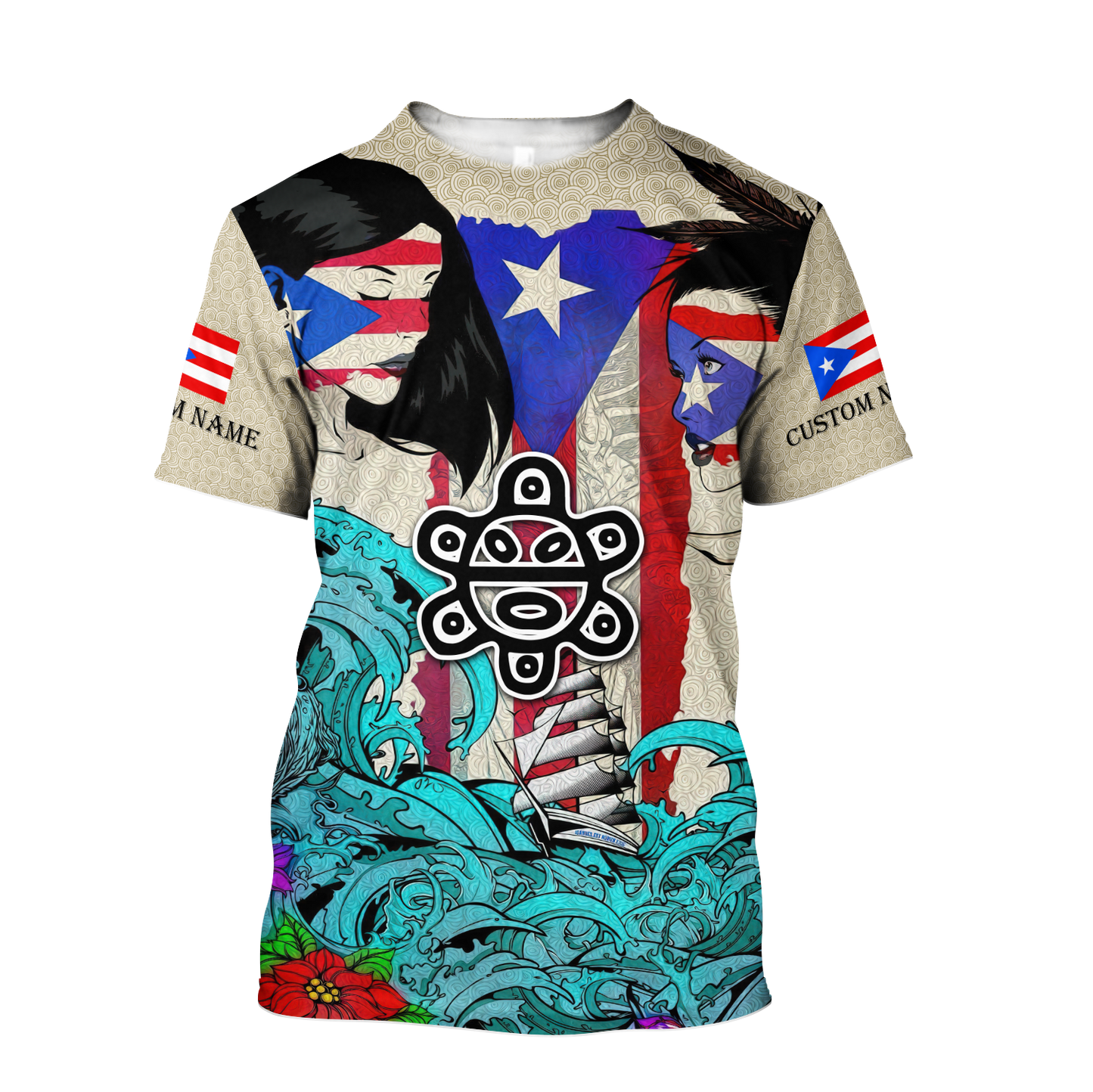 Custom Name Sweet Girls Puerto Rico Hoodie For Men And Women