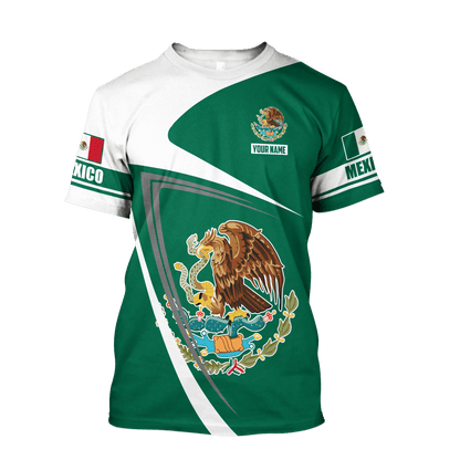 Persionalized Mexico 3D All Over Printed Unisex Shirts