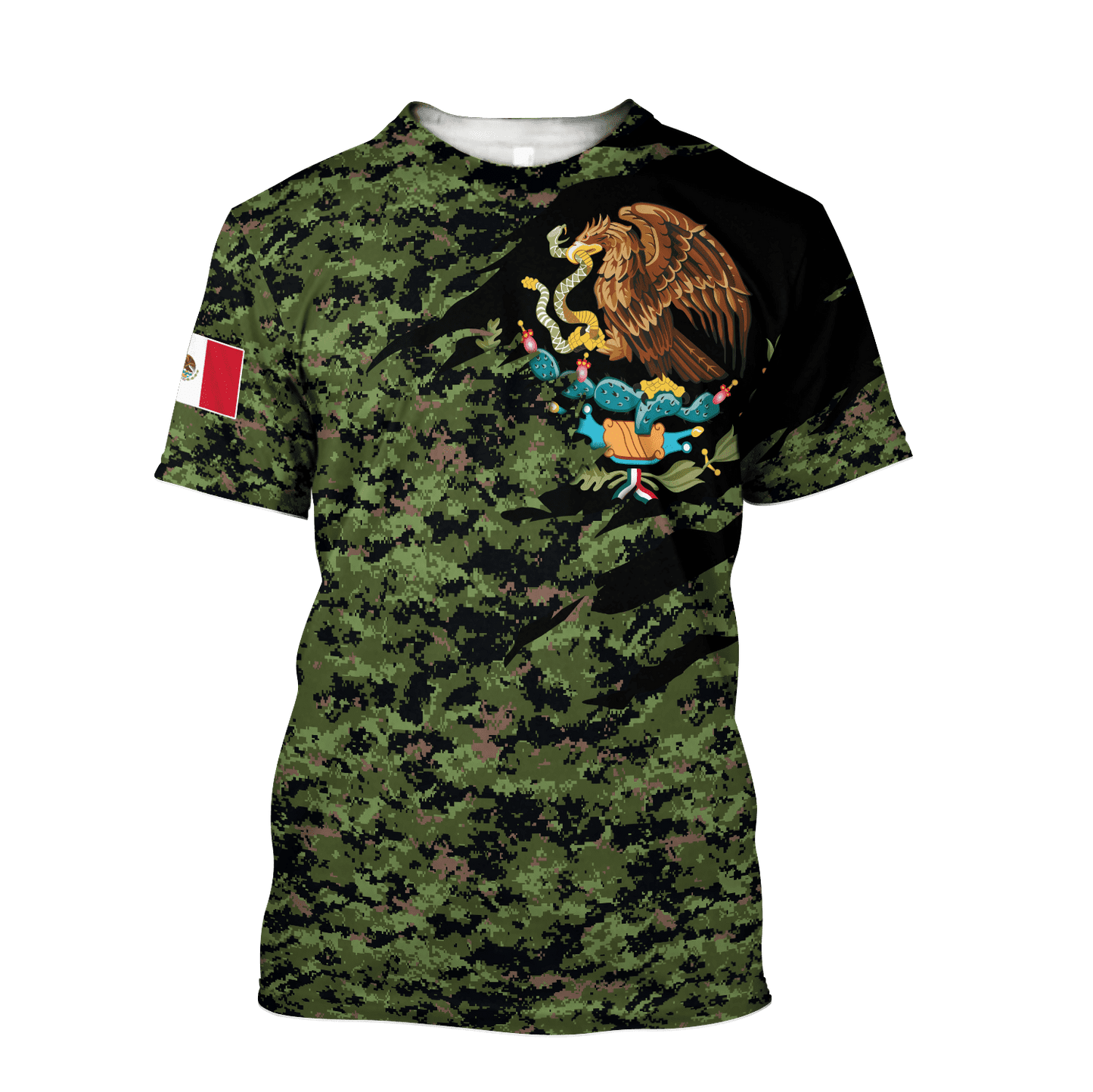 Mexico Coat Of Arms 3D All Over Printed Hoodie