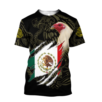 Mexican Rooster Combo T Shirt Board Short