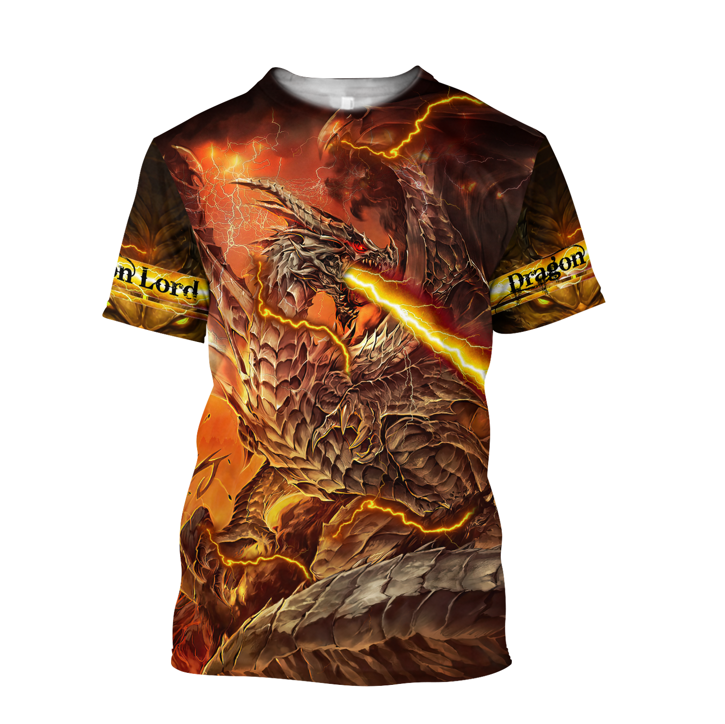 Premium Fire Dragon All Over Printed Shirts For Men And Women MEI