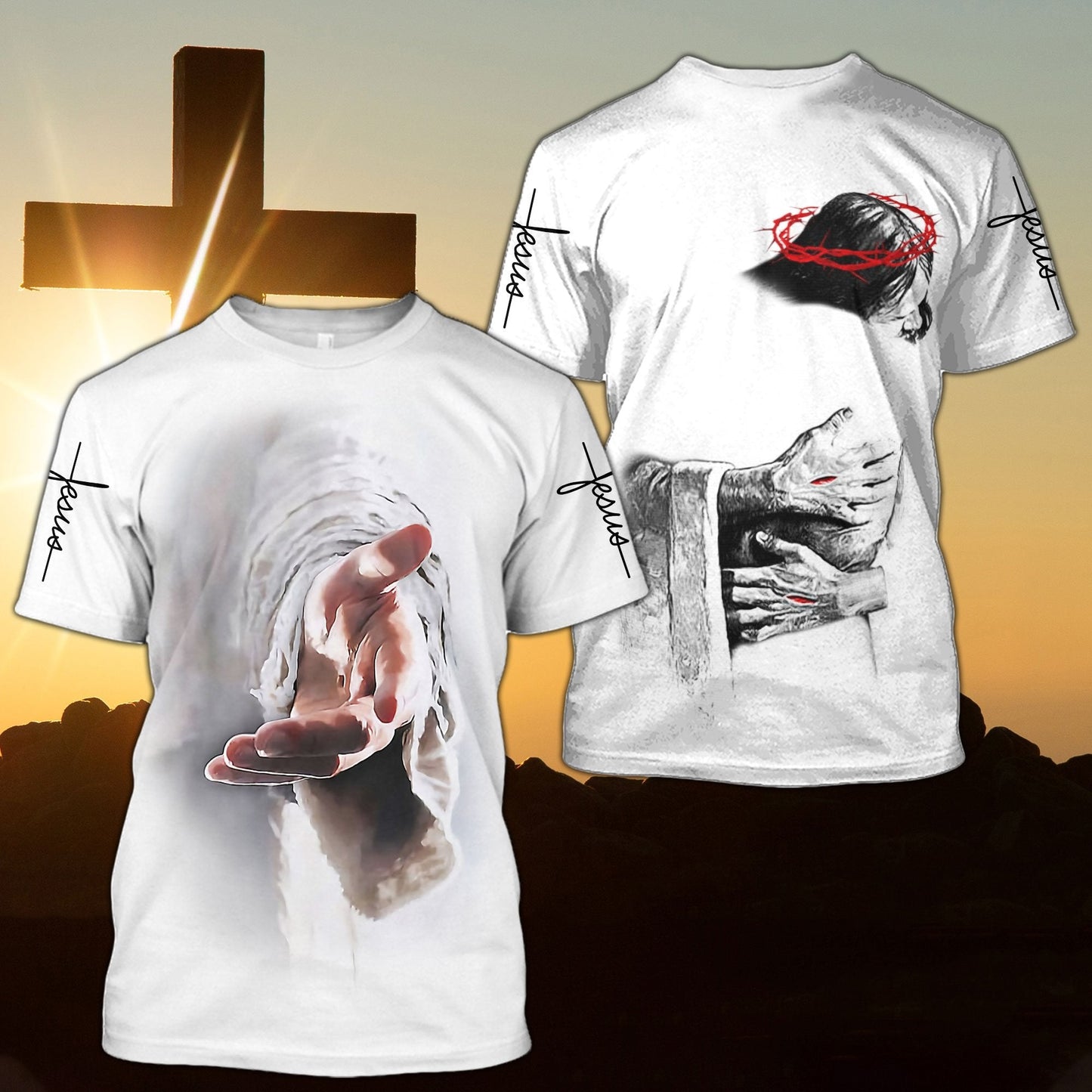 Jesus 3D All Over Printed Shirts