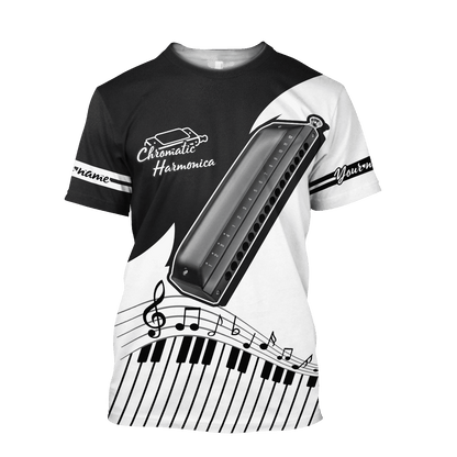 Personalized Harmonica Music 3D Printed Unisex Shirt HHT10072120