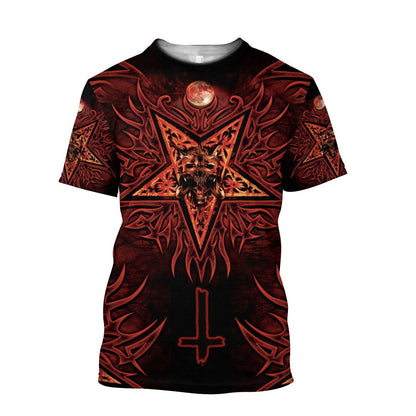 Skull Satanic Hoodie For Men And Women TNA12312001
